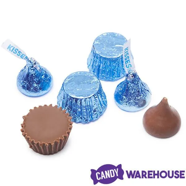 Hershey's Kisses and Reese's Peanut Butter Cups Miniatures Bulk Candy - Blue: 31-Ounce Bag - Image 4