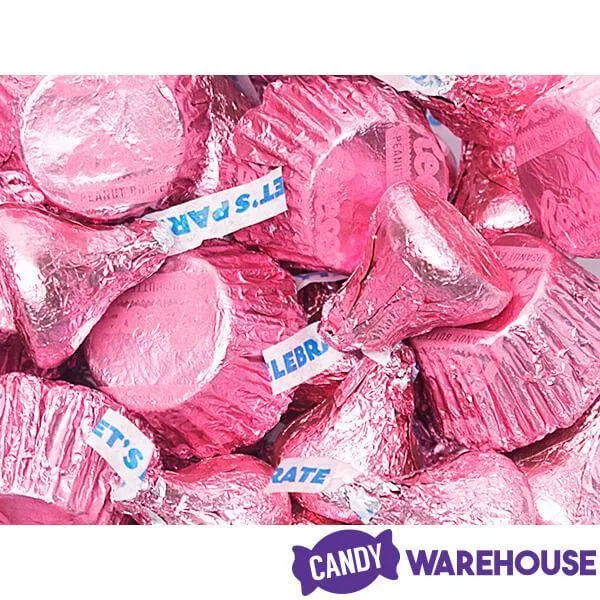Hershey's Kisses and Reese's Peanut Butter Cups Miniatures Bulk Candy - Pink: 31-Ounce Bag - Image 2