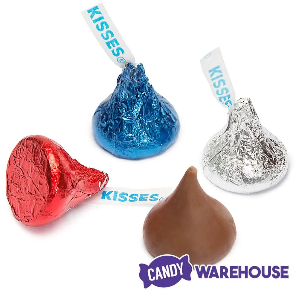 Hershey's Kisses USA Patriotic Foiled Milk Chocolate Candy: 200-Piece Bag - Image 2