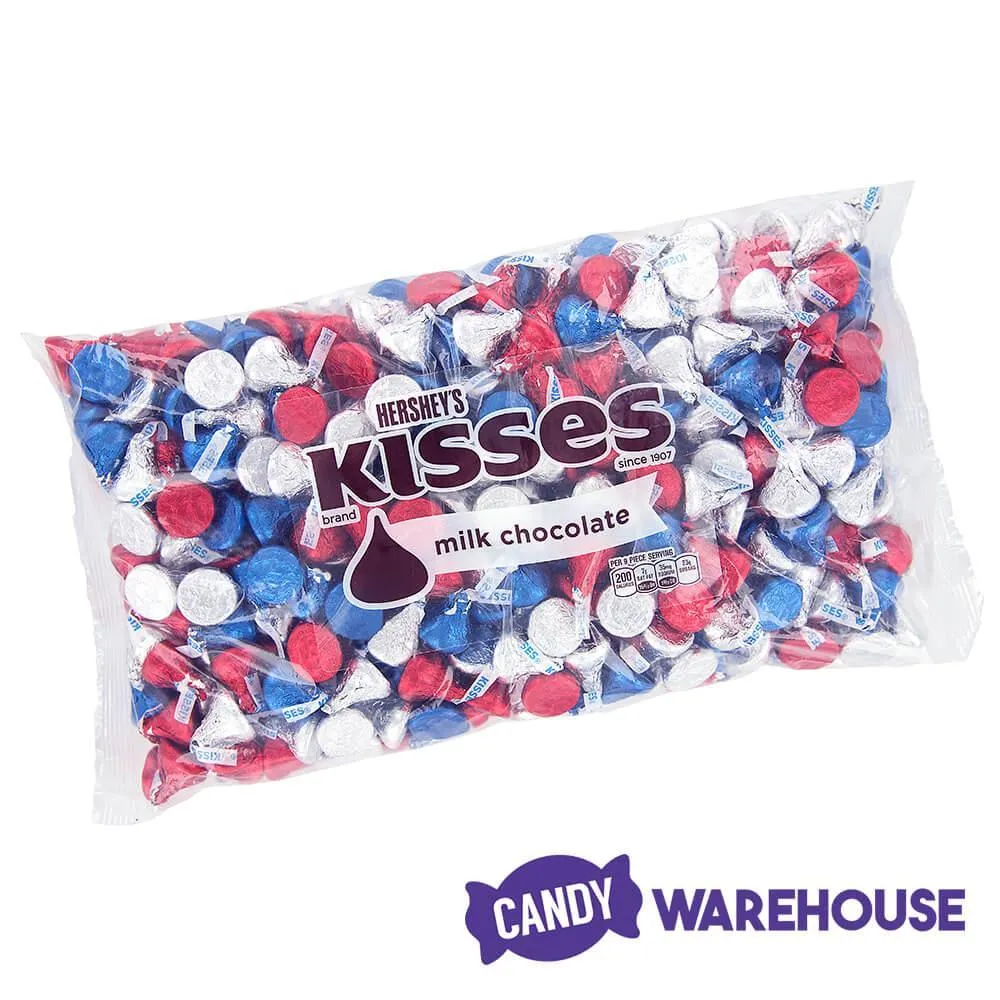 Hershey's Kisses USA Patriotic Foiled Milk Chocolate Candy: 200-Piece Bag - Image 3