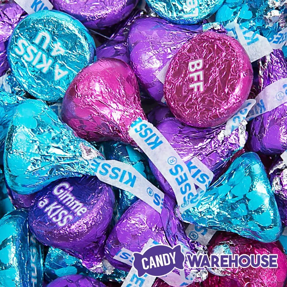 Hershey's Valentine Conversation Kisses Foiled Milk Chocolate Candy: 60-Piece Bag - Image 3