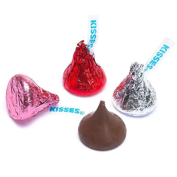 Hershey's Kisses Valentine Foiled Milk Chocolate Candy: 10-Ounce Bag