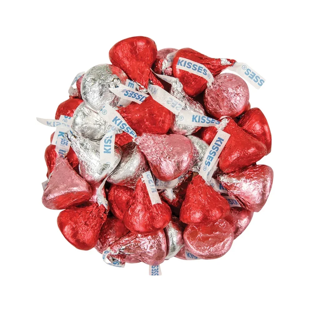 Hershey’s Kisses Valentine’s Milk Chocolate Candy: 12.5-Pound Bulk Bag