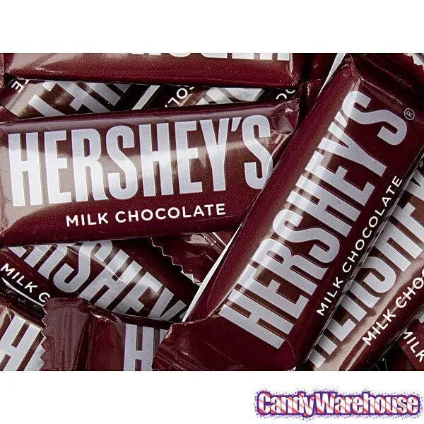 Hershey's Milk Chocolate Snack Size Candy Bars: 80-Piece Bag - Image 3