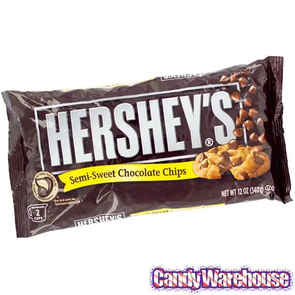 Hershey's Semi-Sweet Chocolate Chips: 12-Ounce Bag - Image 3