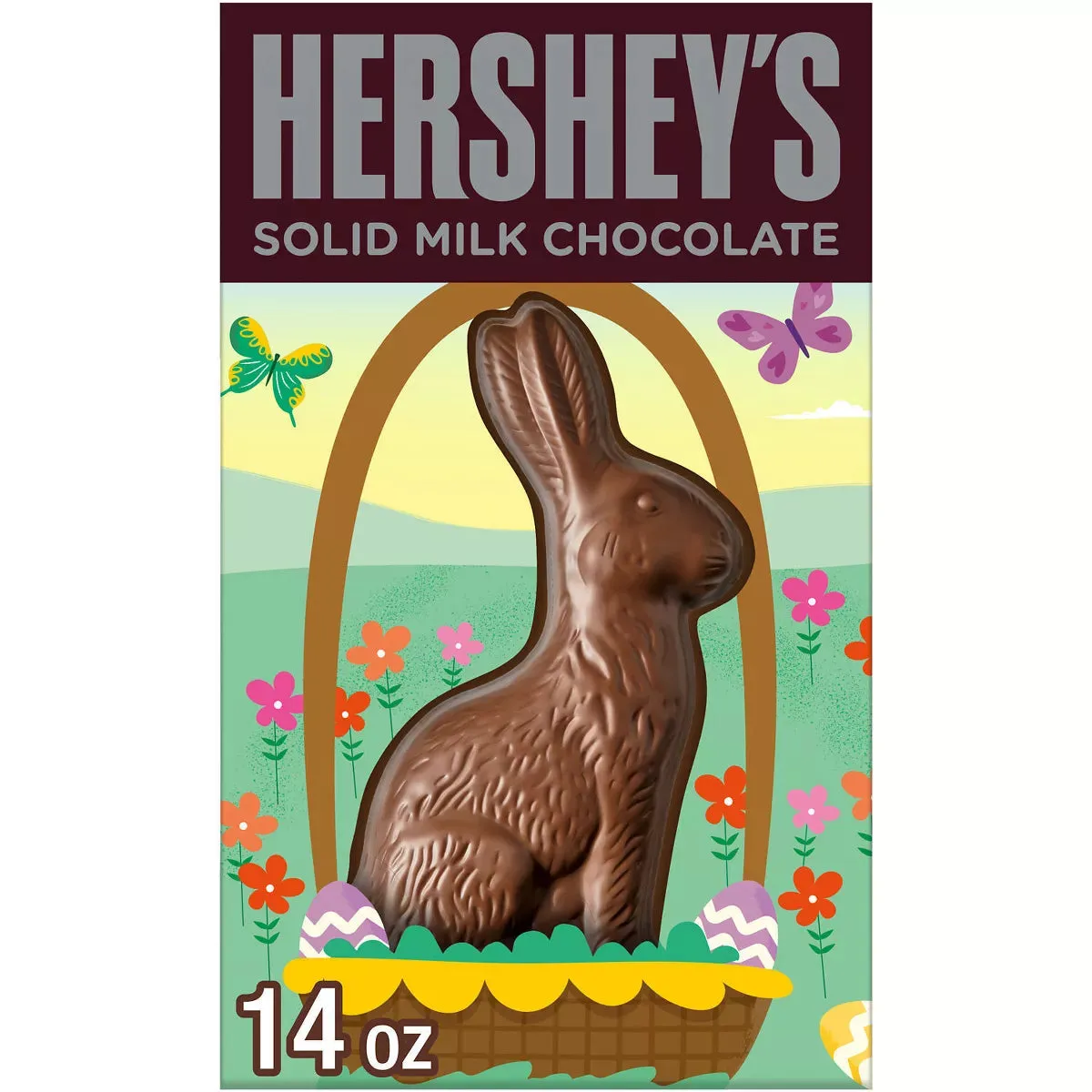 Hershey’s Solid Milk Chocolate Bunny: 14-Ounce Gift Box - Image 2