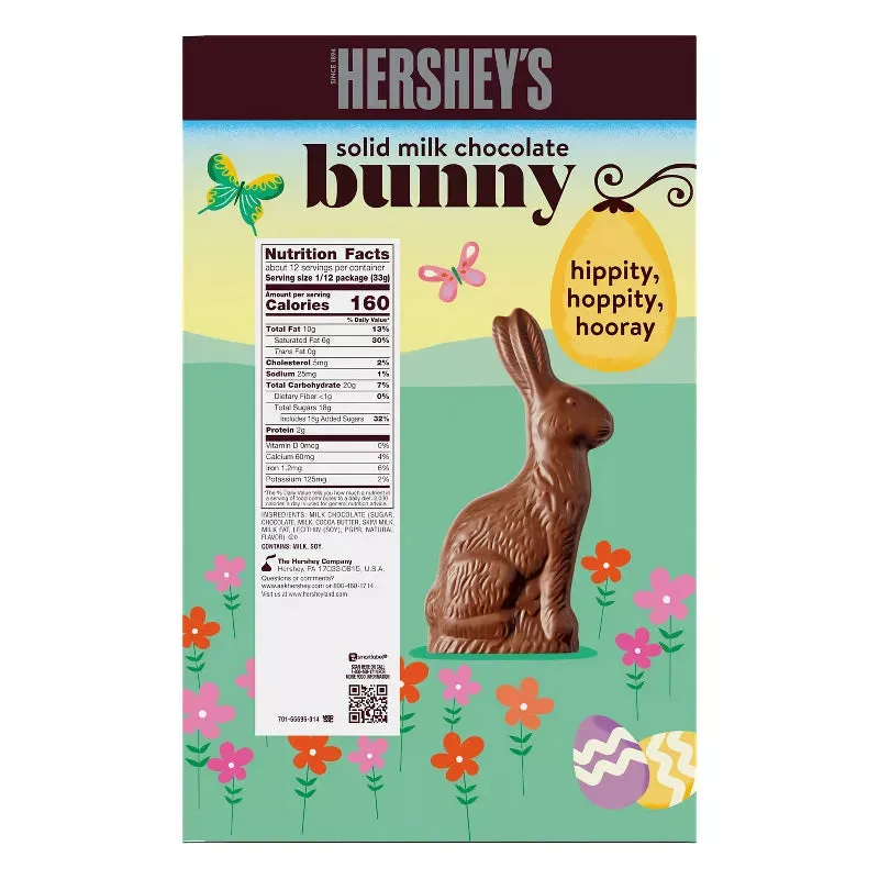 Hershey’s Solid Milk Chocolate Bunny: 14-Ounce Gift Box - Image 3