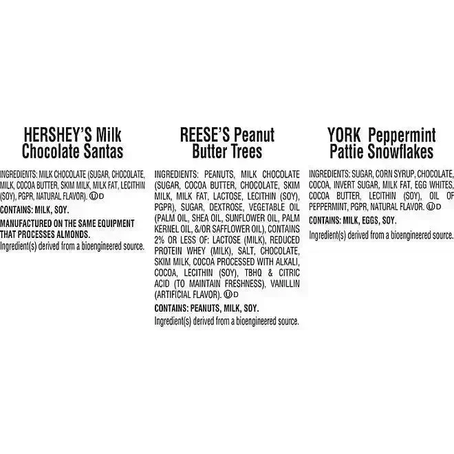 HERSHEY'S Stocking Stuffers Christmas Variety Pack Candy: 105-Piece Bag - Image 3