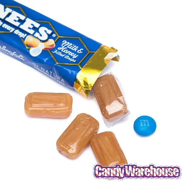 Honees Milk & Honey Filled Cough Drops Packs: 24-Piece Box - Image 3