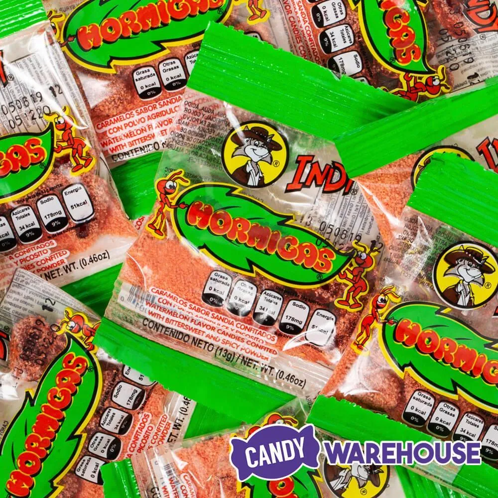 Hormigas Spicy Watermelon Powder Candy: 12-Piece Box - Image 4