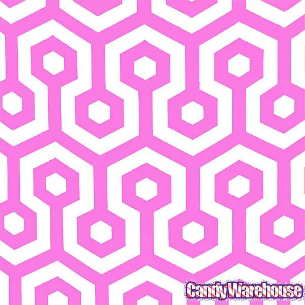 Hot Pink Honeycomb Candy Bags: 25-Piece Pack - Image 3