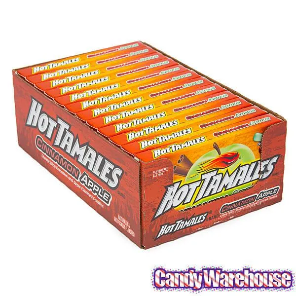 Hot Tamales Cinnamon Apple Candy 5-Ounce Packs: 12-Piece Box - Image 2