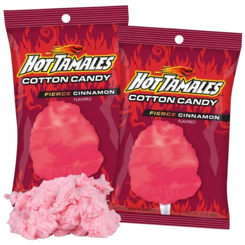Hot Tamales Cotton Candy Peg Bags: 12-Piece Box - Image 2