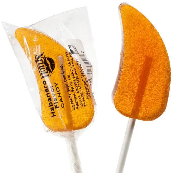 Hotlix Classic Chili Pepper Spicy Lollipops - Assorted: 36-Piece Box - Image 2