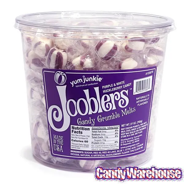 Jooblers Candy Crumble Melts - Huckleberry: 160-Piece Tub - Image 2
