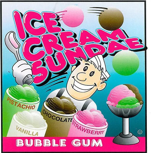 Ice Cream Sundae 1-Inch Gumballs: 850-Piece Case - Image 3