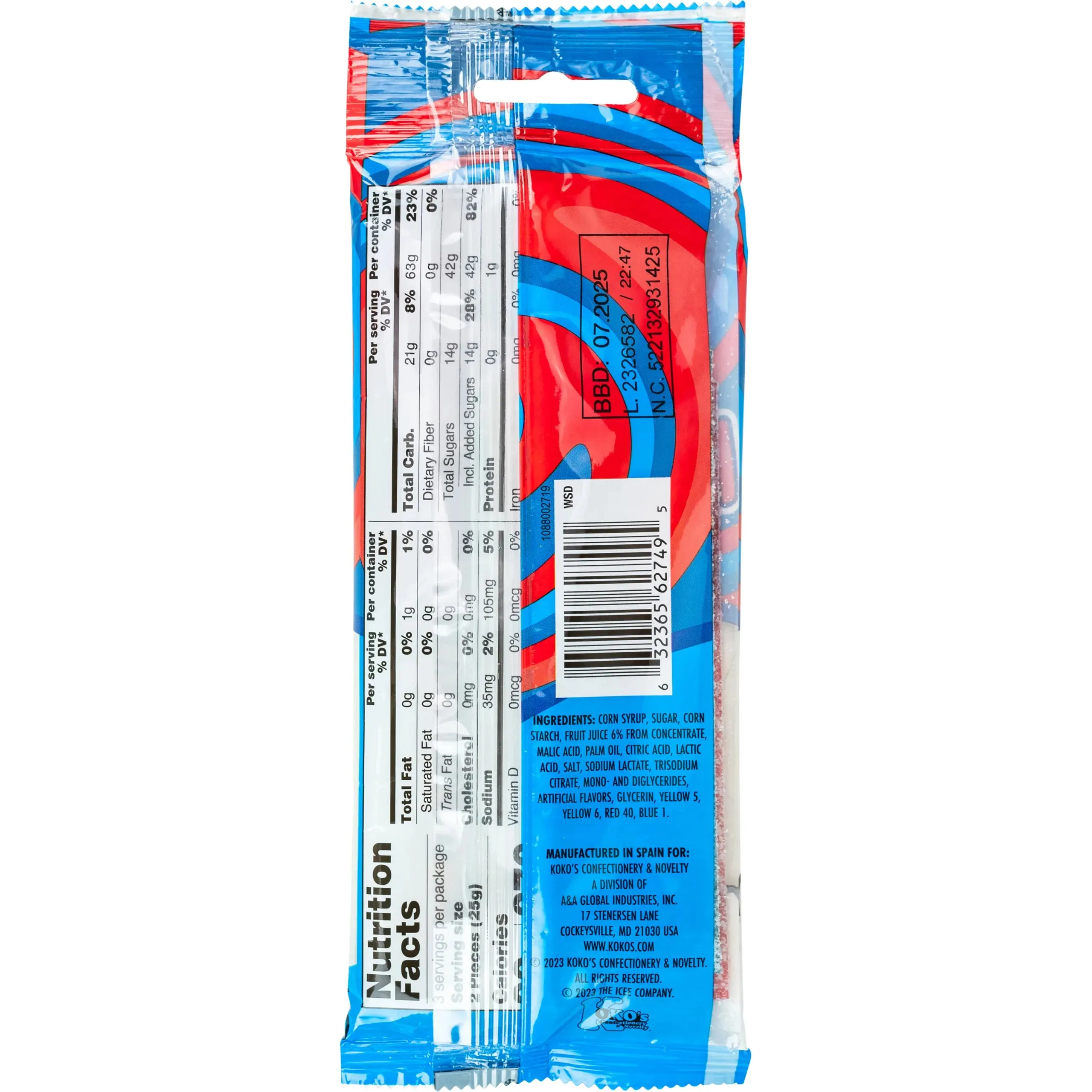 ICEE Mix It Up Sour Belts: 20-Piece Display - Image 2