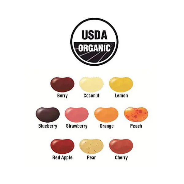 Jelly Belly 10 Flavors Organic Jelly Beans Sampler: 4.25-Ounce Gift Box - Image 2