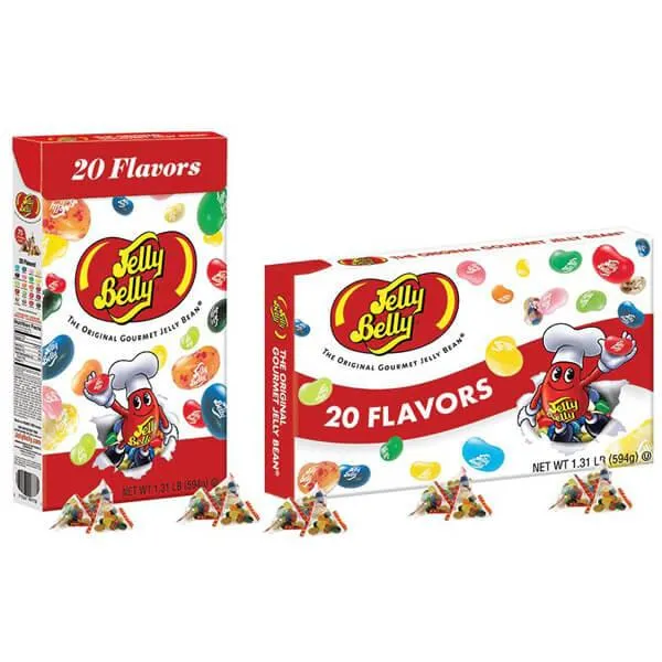 Jelly Belly 20 Flavors Jelly Beans Candy Packs: 75-Piece Jumbo Box - Image 3