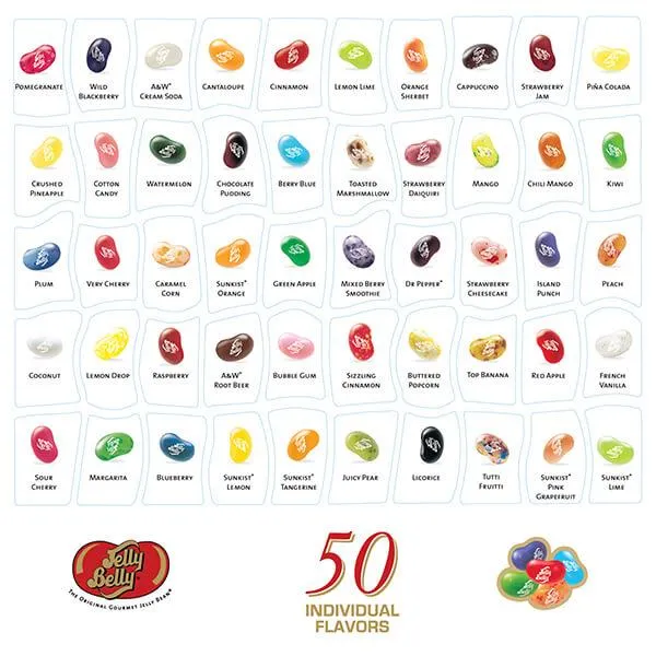 Jelly Belly 50 Flavors Jelly Beans Sampler: 21-Ounce Gift Box - Image 3