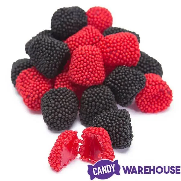 Jelly Belly Candy Raspberries & Blackberries Peg Bag: 12-Piece Case - Image 3