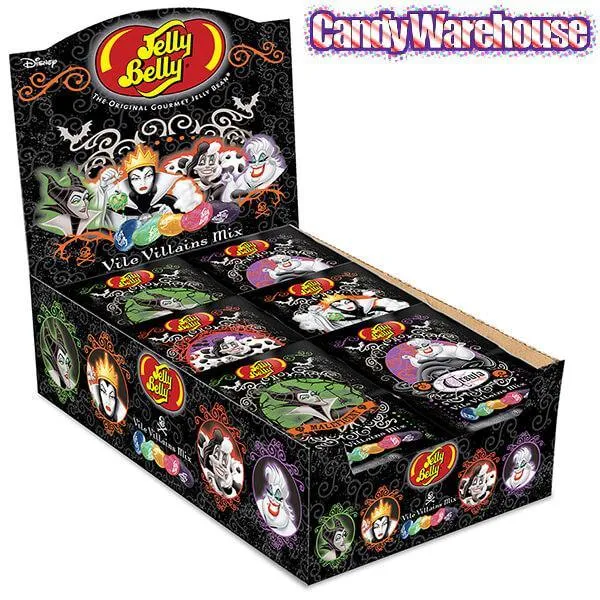 Jelly Belly Disney Vile Villains Jelly Beans 1-Ounce Packs: 24-Piece Box - Image 2