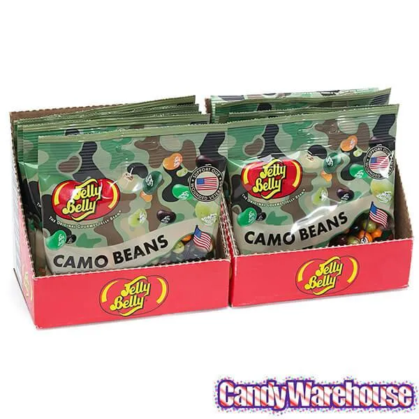 Jelly Belly Camo Jelly Beans 3.5-Ounce Bags - Green: 12-Piece Display - Image 3