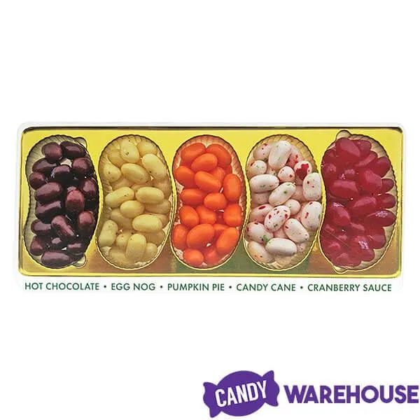 Jelly Belly Holiday 5 Flavors Jelly Beans Sampler: 4.25-Ounce Gift Box - Image 2