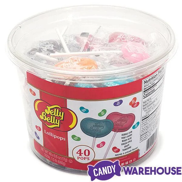 Jelly Belly Lollipops: 40-Piece Tub - Image 2