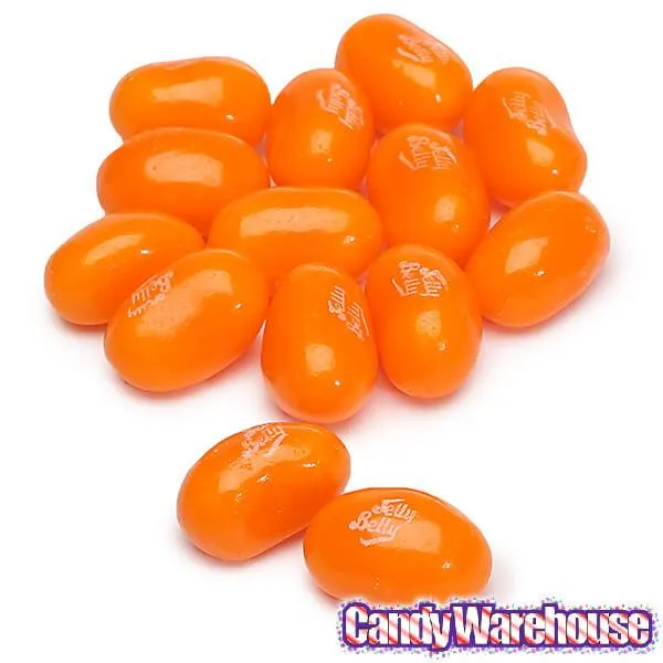 Jelly Belly Orange Sherbet Jelly Beans: 10LB Case - Image 2