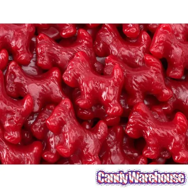 Jelly Belly Red Licorice Scottie Dogs - Bulk: 10LB Case - Image 3