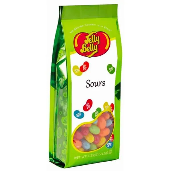 Jelly Belly Sours Jelly Beans Gift Bag: 12-Piece Case