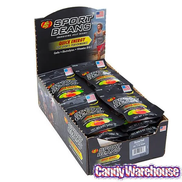 Jelly Belly Sport Beans 1-Ounce Candy Packs - Assorted: 24-Piece Box - Image 2