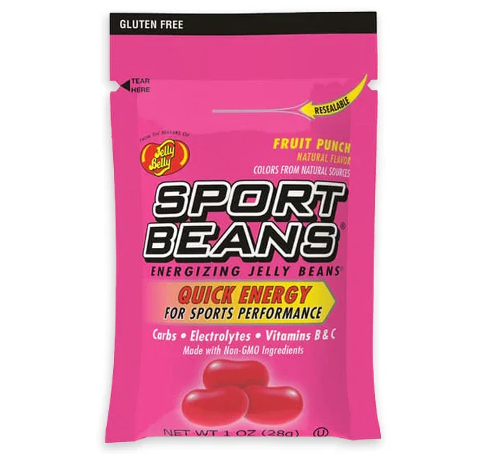 Jelly Belly Sport Beans - Fruit Punch Peg Bags: 24-Piece Display