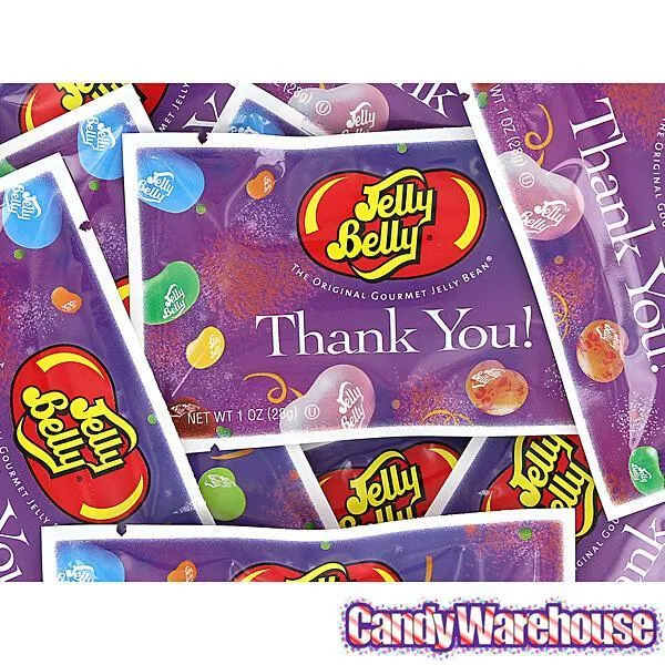 Jelly Belly Thank You Jelly Beans 1-Ounce Packets: 30-Piece Box - Image 4