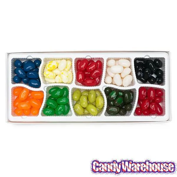 Jelly Belly USA Flag 10 Flavors Jelly Beans Sampler: 4.25-Ounce Gift Box - Image 3