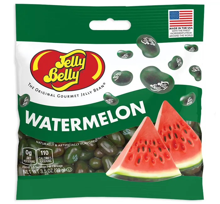 Jelly Belly Watermelon Peg Bags: 12-Piece Case