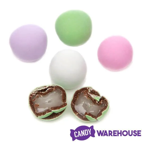 Jelly Belly Wrapped Pastel Chocolate Dutch Mint Balls: 5LB Case - Image 2