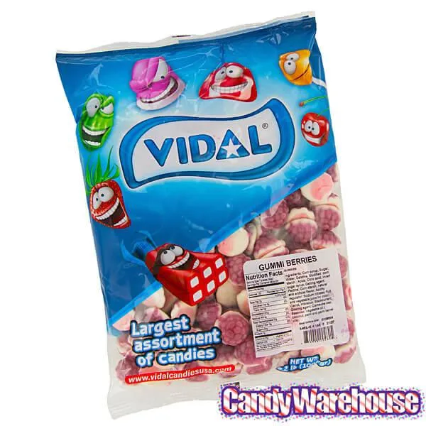 Jelly Filled Gummy Berries Candy: 1KG Bag - Image 2