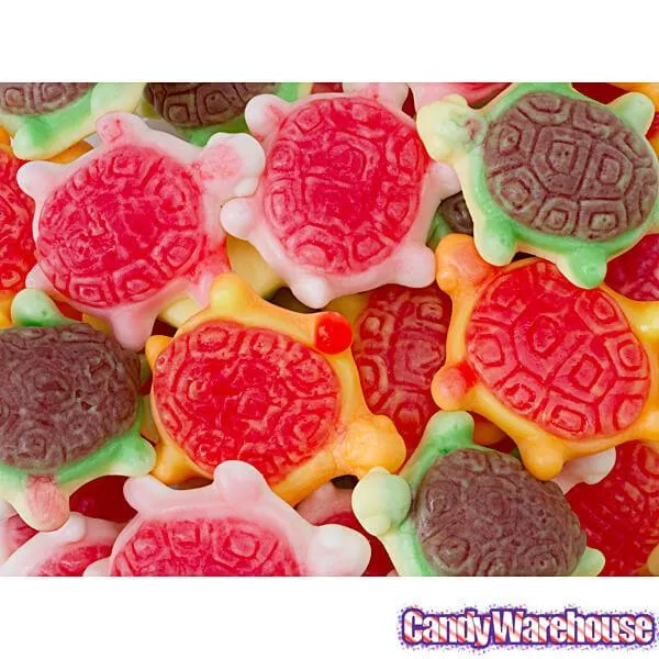 Jelly Filled Gummy Turtles Candy: 1KG Bag - Image 2