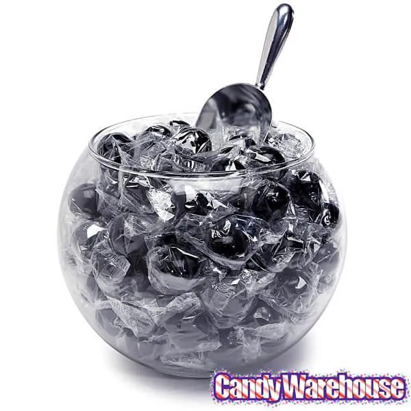 Wrapped 1-Inch Gumballs - Jet Black: 200-Piece Bag - Image 2