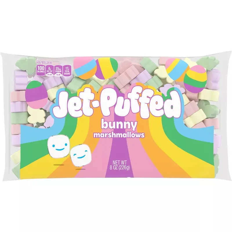 Jet-Puffed Bunny Marshmallows: 8-Ounce Bag