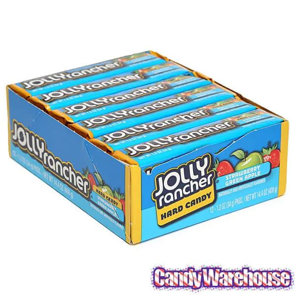 Jolly Rancher Hard Candy Squares Bars - Assorted Flavors: 12-Piece Box - Image 3