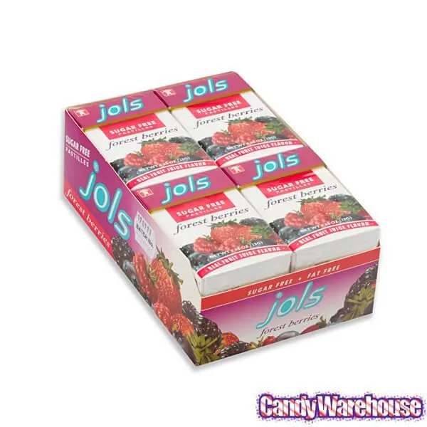 Jols Pastilles Sugar Free Candy Packs - Forest Berries: 12-Piece Box - Image 3