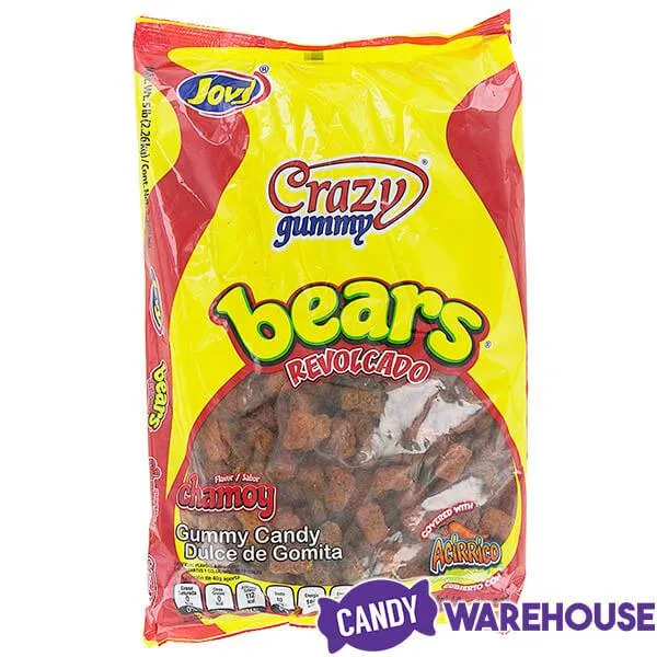 Jovy Crazy Gummy Chamoy Bears Candy: 5LB Bag - Image 2