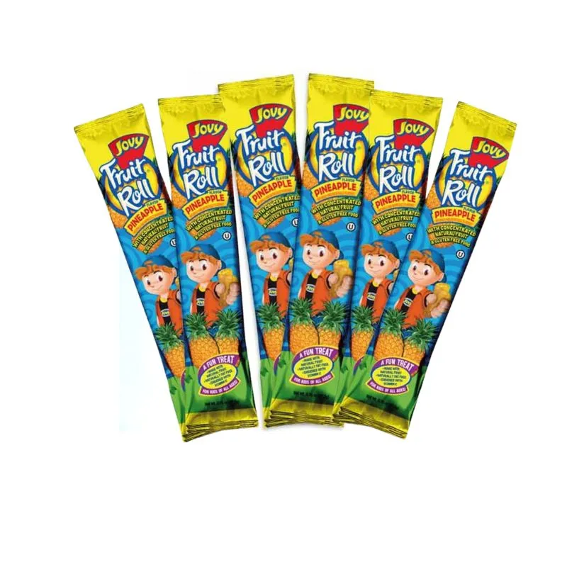 Jovy Pineapple Fruit Rolls: 48-Piece Box - Image 2