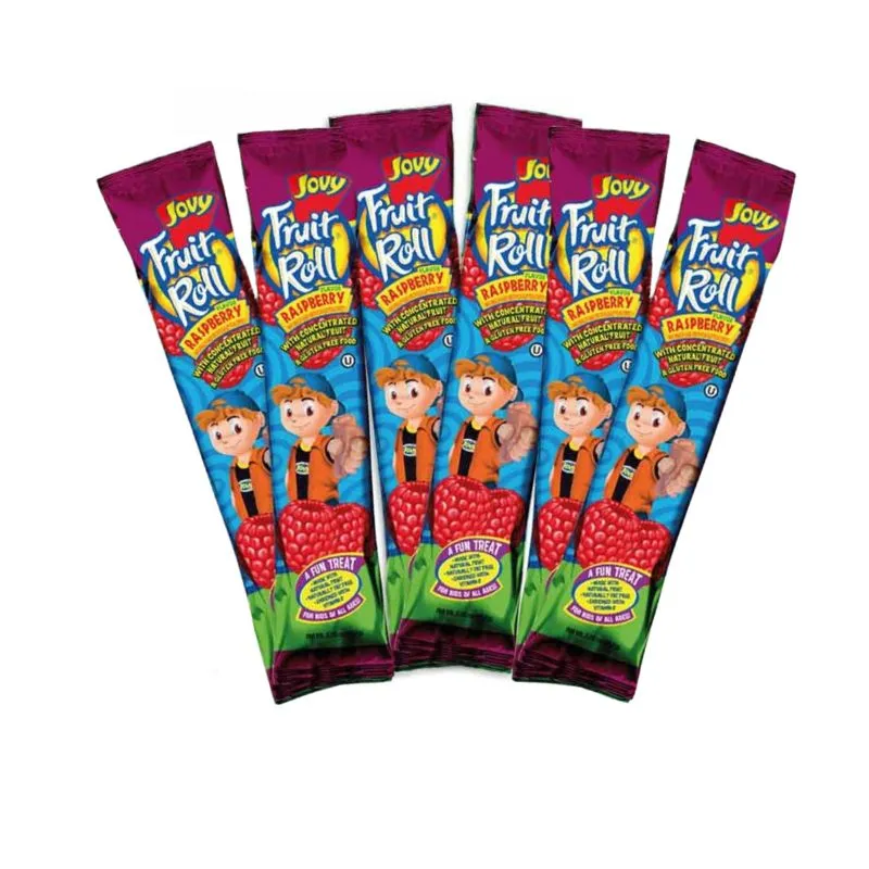 Jovy Raspberry Fruit Rolls: 48-Piece Box - Image 2
