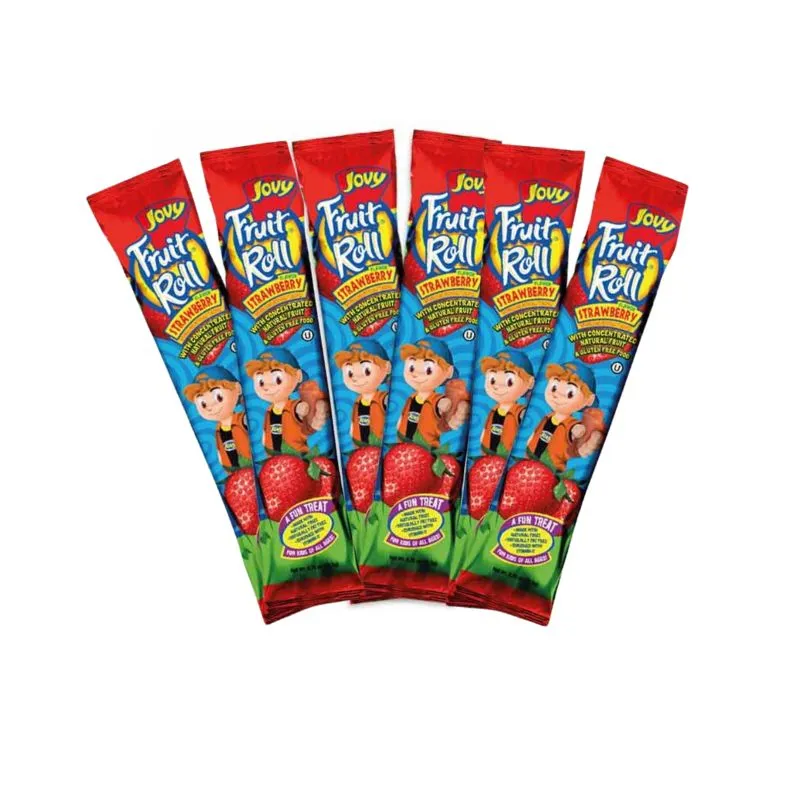 Jovy Strawberry Fruit Rolls: 48-Piece Box - Image 2