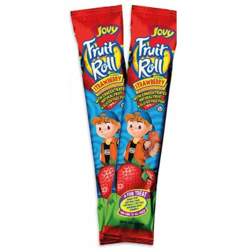Jovy Strawberry Fruit Rolls: 48-Piece Box - Image 3