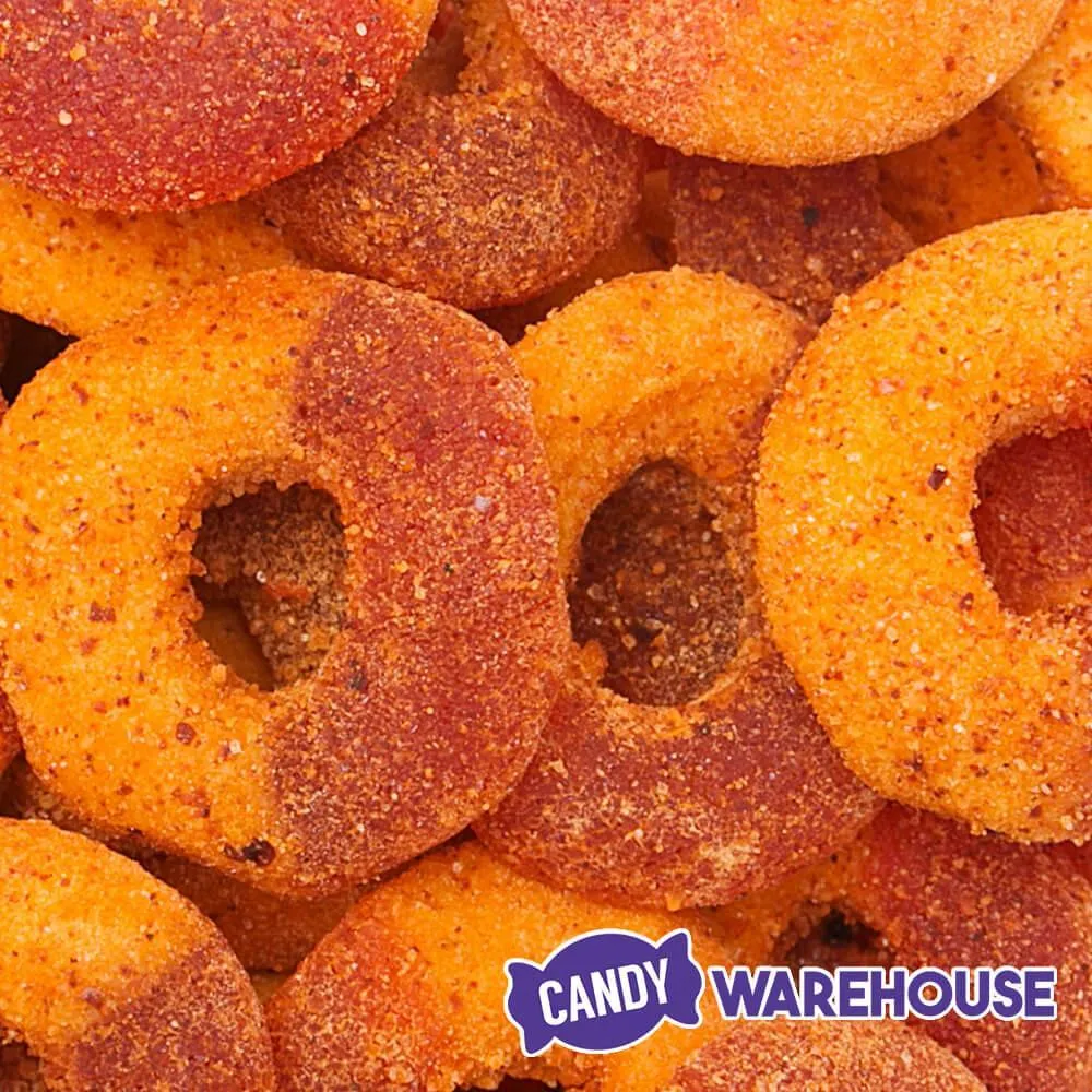 Jovy Crazy Gummy Rings Chamoy Candy - Watermelon: 5LB Bag - Image 3